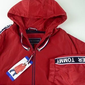 Tommy Hilfiger Hooded Rain Parka Jacket NWT Anorak
